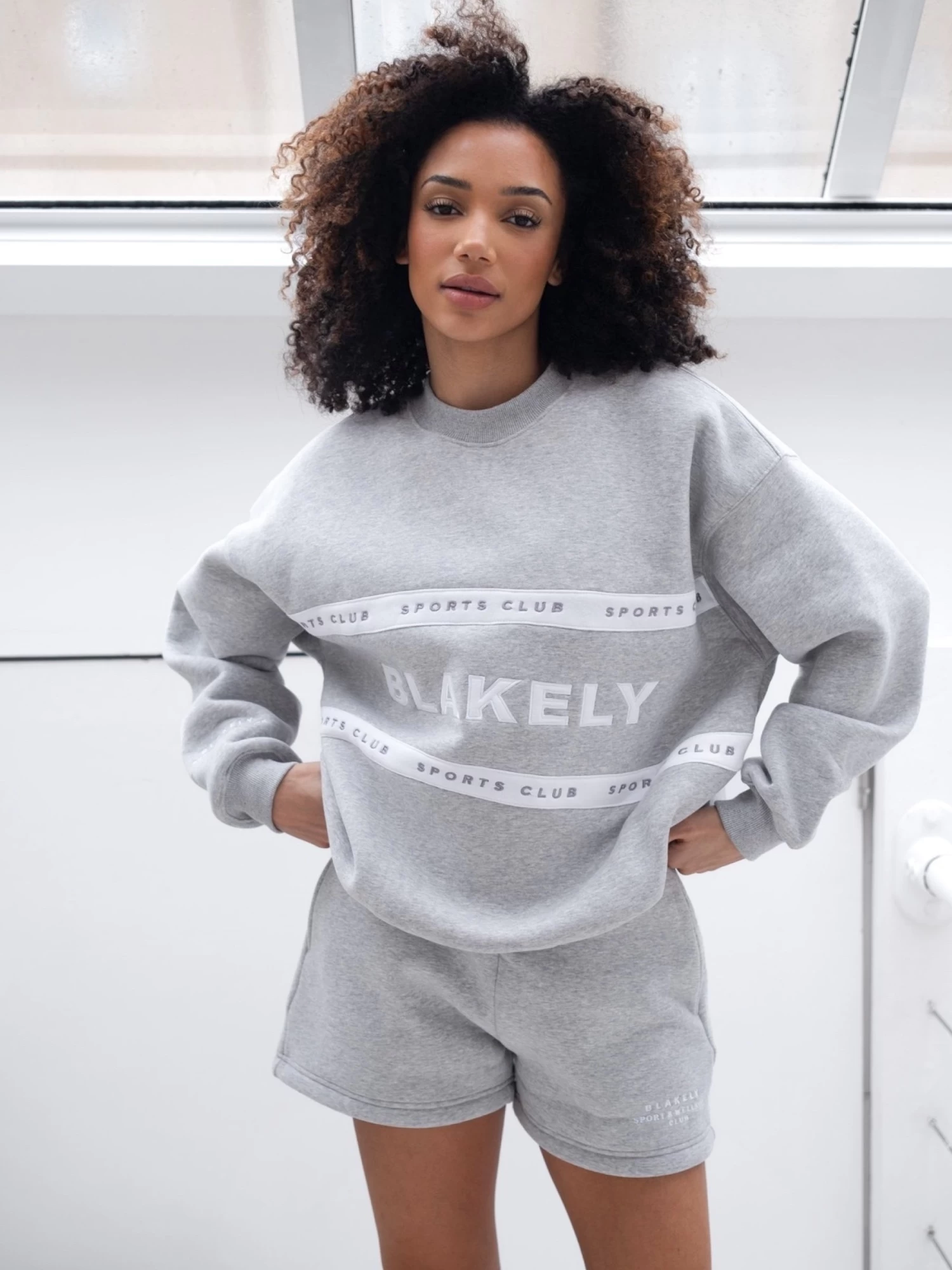 Serena Oversized Jumper - Marl Grey 4 Serena Oversized Jumper - Marl Grey - Image 2