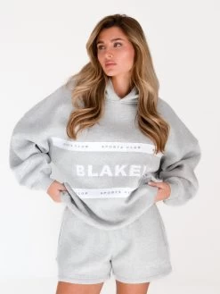 Serena Oversized Hoodie - Marl Grey