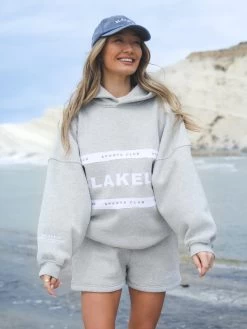 Serena Oversized Hoodie - Marl Grey -Trend Wear Sales 2924Brand 13D b02b6ecc f006 48a1 824e e5f364ad7e2d