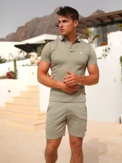 Sorrento Polo Shirt - Light Khaki -Trend Wear Sales 2930Khaki 07D