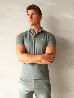 Sorrento Polo Shirt - Marl Blue -Trend Wear Sales 2930MarlBlue 01