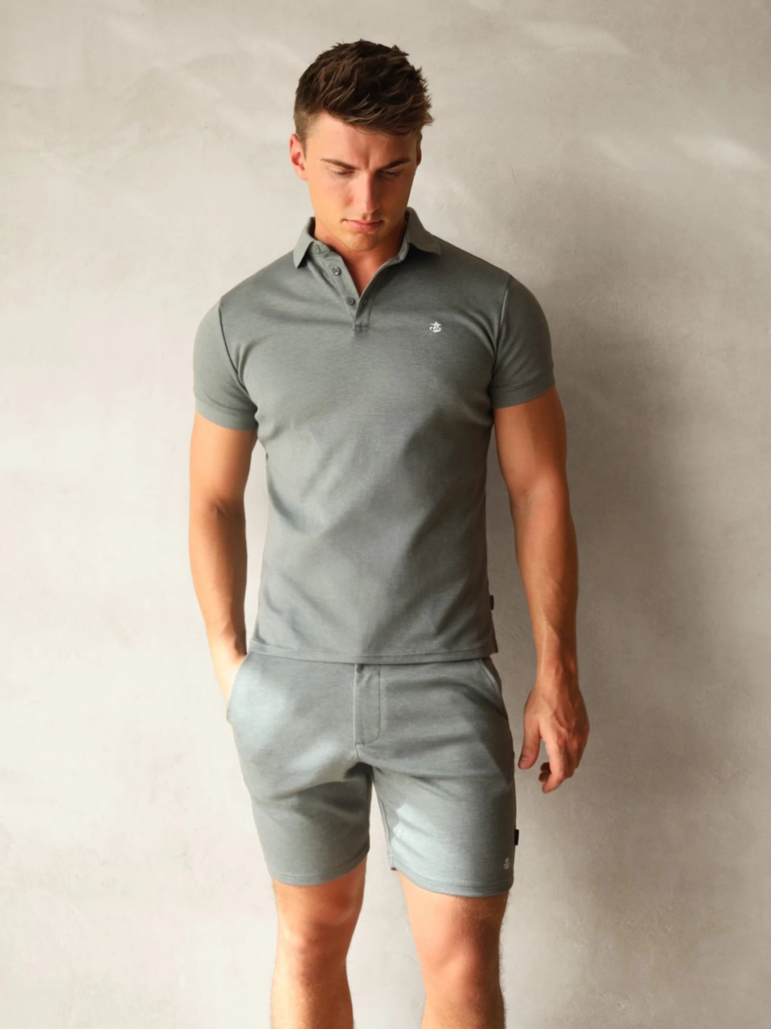 Sorrento Shorts - Marl Blue 4 Sorrento Shorts - Marl Blue - Image 2