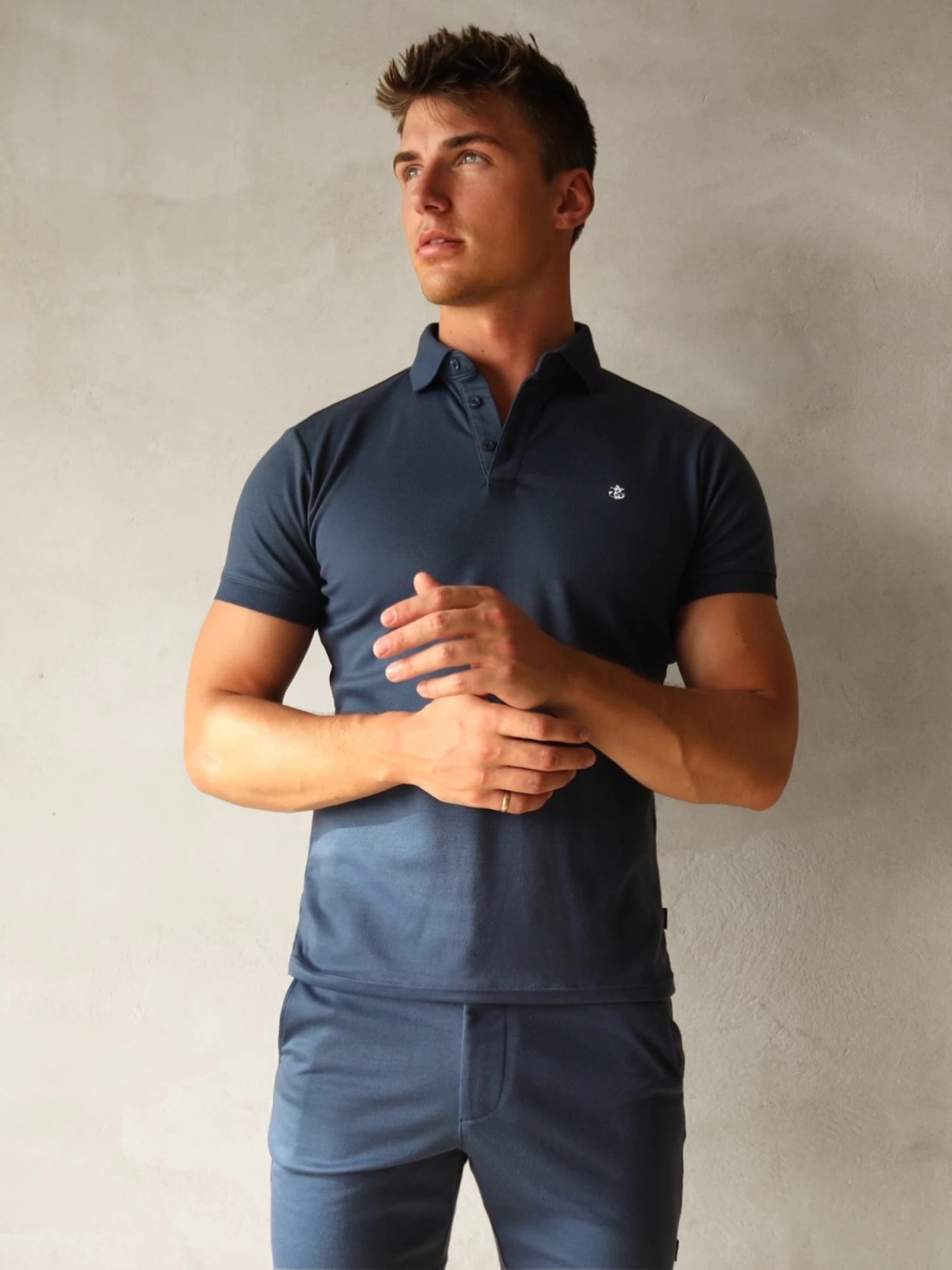 Sorrento Polo Shirt - Navy 4 Sorrento Polo Shirt - Navy - Image 2