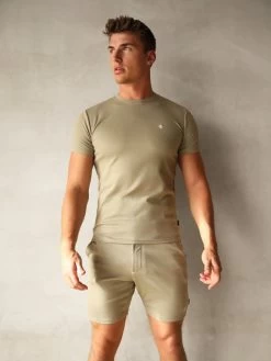 Sorrento T-Shirt - Light Khaki -Trend Wear Sales 2932Khaki 03D