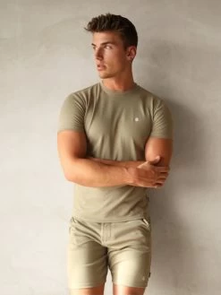 Sorrento T-Shirt - Light Khaki -Trend Wear Sales 2932Khaki 04D