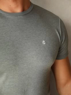 Sorrento T-Shirt - Marl Blue -Trend Wear Sales 2932MarlBlue 04D