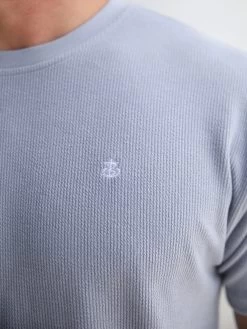 Matteo Relaxed T-Shirt - Dusty Blue 11 Matteo Relaxed T-Shirt - Dusty Blue -Trend Wear Sales 2942Blue 05D