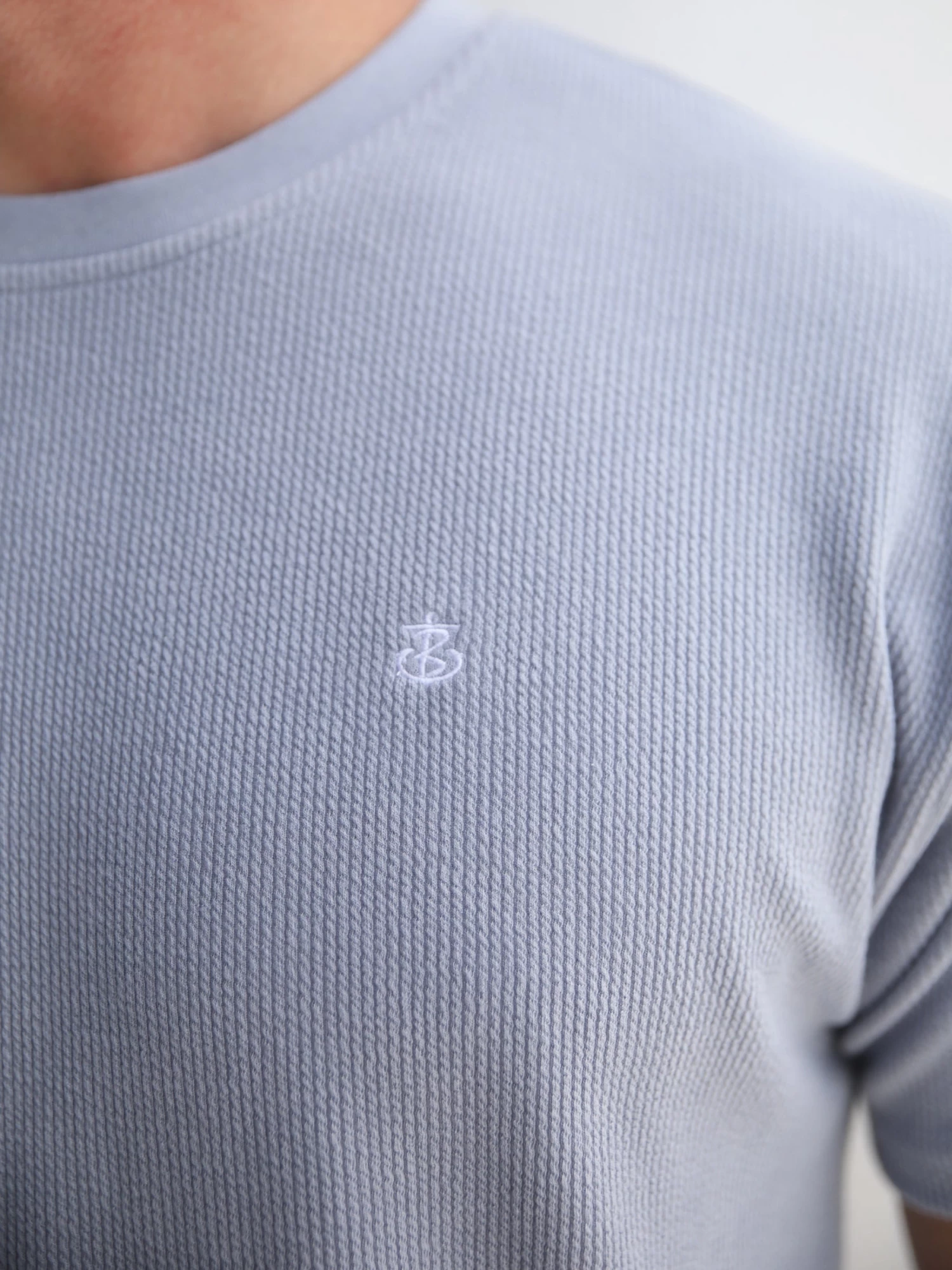 Matteo Relaxed T-Shirt - Dusty Blue 6 Matteo Relaxed T-Shirt - Dusty Blue - Image 4