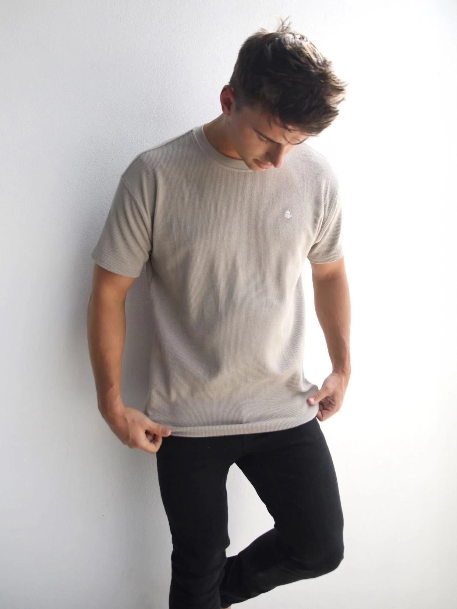 Matteo Relaxed T-Shirt - Tan 7 Matteo Relaxed T-Shirt - Tan - Image 5