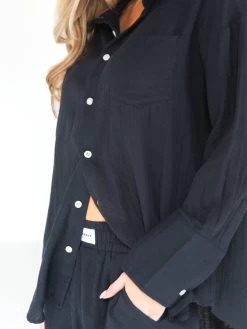 Camilla Shirt - Black -Trend Wear Sales 2964Black 01D
