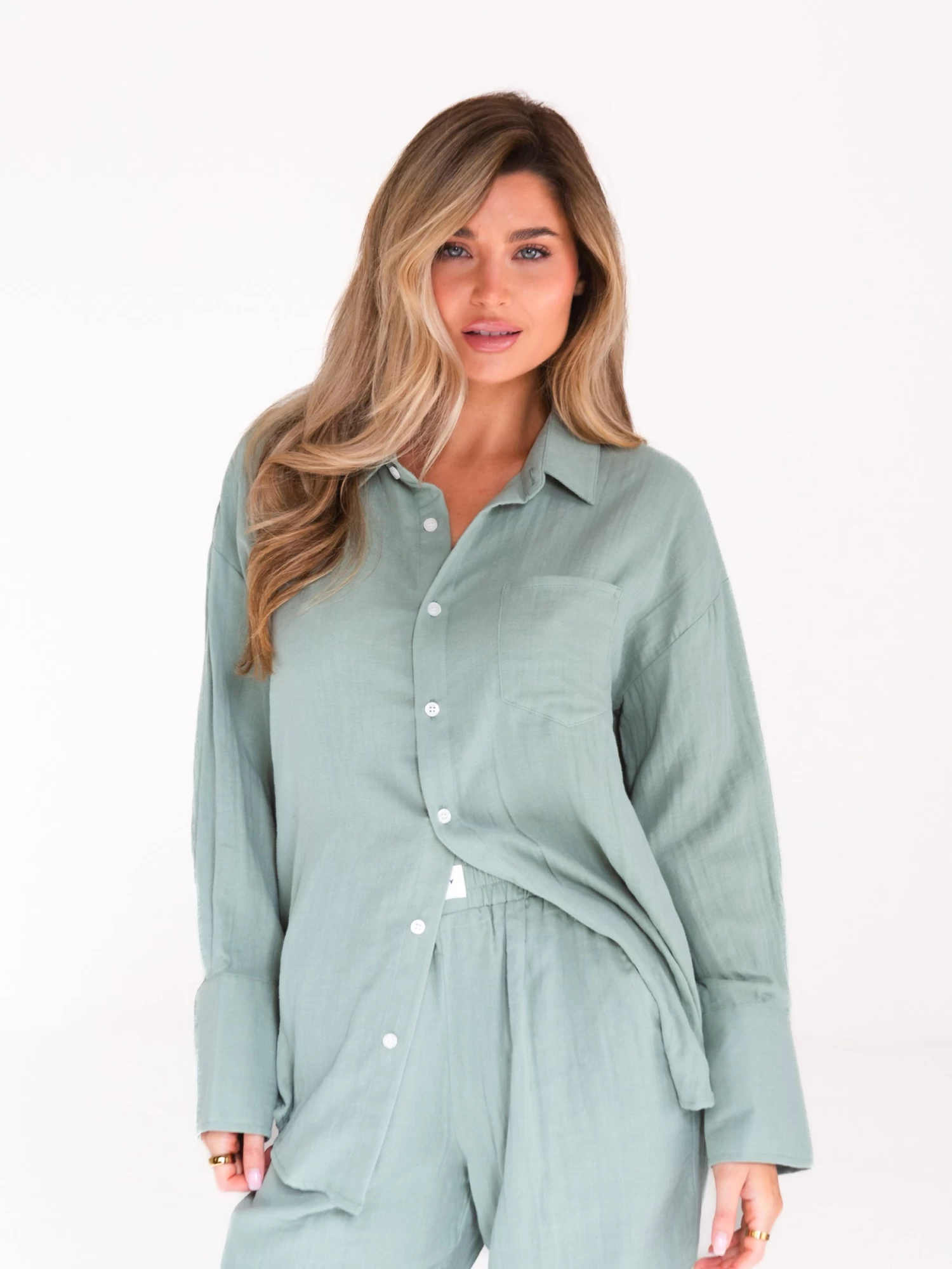 Camilla Shirt - Sage Green 3 Camilla Shirt - Sage Green