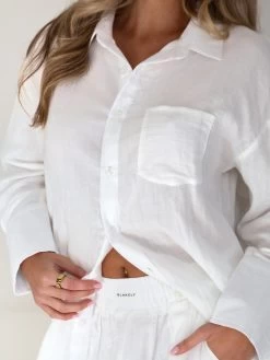 Camilla Shirt - White -Trend Wear Sales 2964White 02D