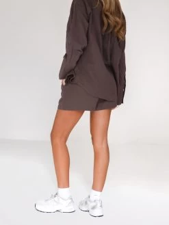 Camilla Shorts - Mocha 12 Camilla Shorts - Mocha -Trend Wear Sales 2968Brown 04D