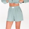 Camilla Shorts - Sage Green -Trend Wear Sales 2968SageLEADD