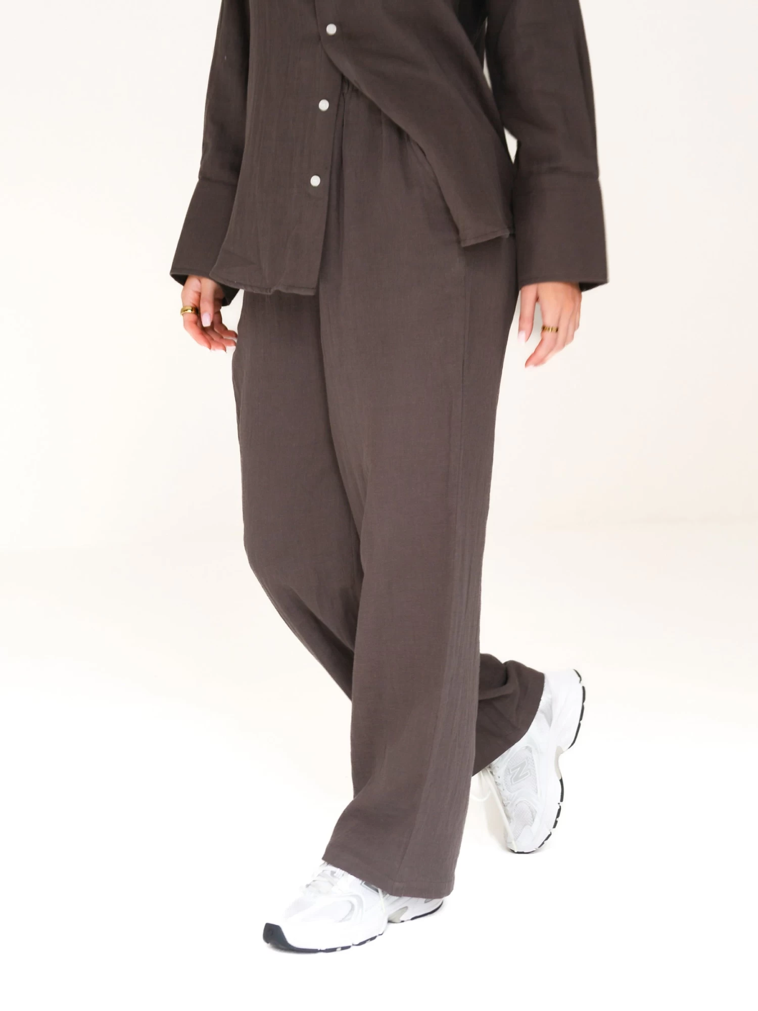 Camilla Trousers - Mocha 4 Camilla Trousers - Mocha - Image 2