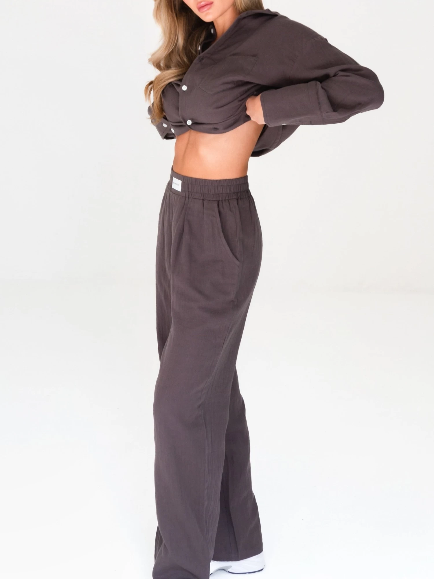 Camilla Trousers - Mocha 6 Camilla Trousers - Mocha - Image 4