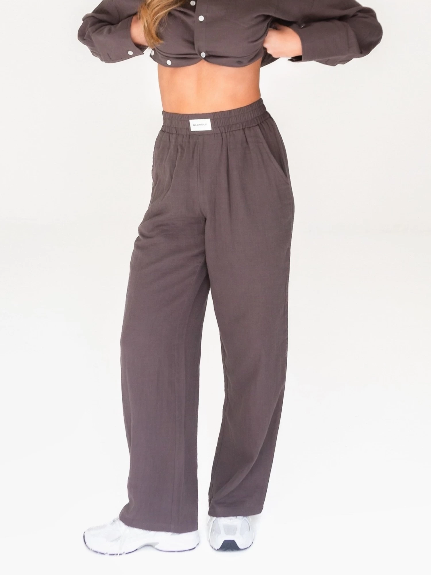 Camilla Trousers - Mocha 7 Camilla Trousers - Mocha - Image 5