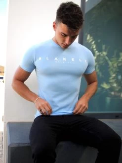 Ocean T-Shirt - Light Blue -Trend Wear Sales 325 330OceanPortugal2D