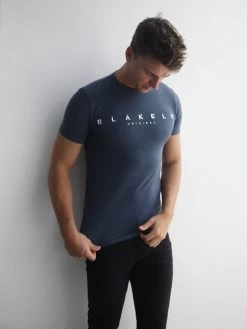 Dalton T-Shirt - Blue 12 Dalton T-Shirt - Blue -Trend Wear Sales 330Blue 02D