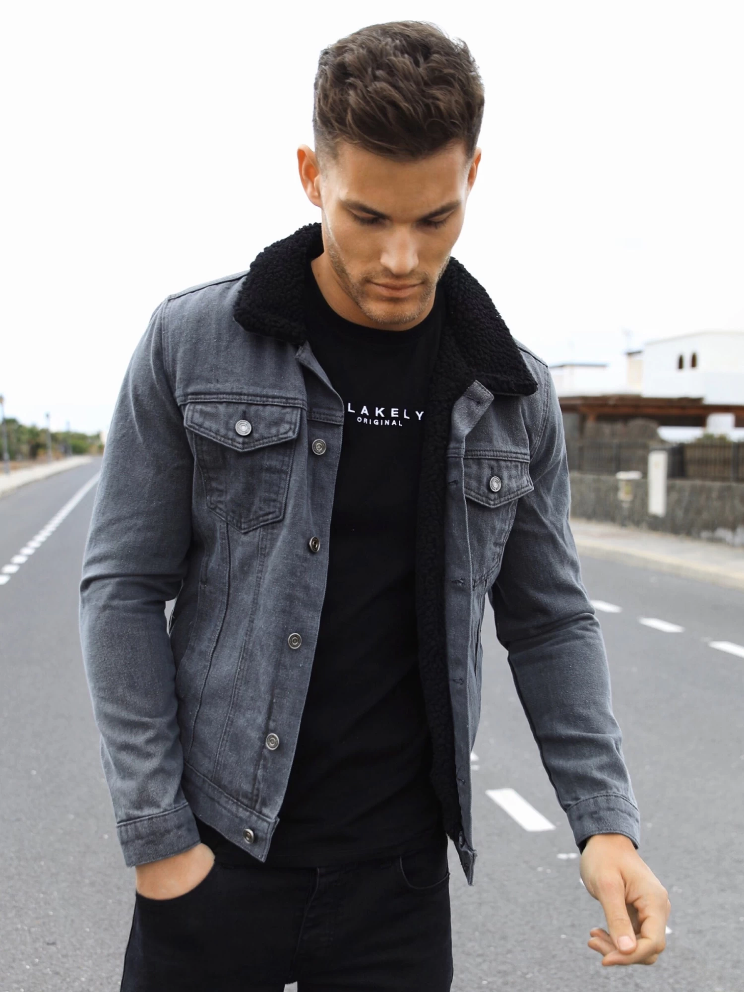 Daytona Denim Jacket - Grey 3 Daytona Denim Jacket - Grey