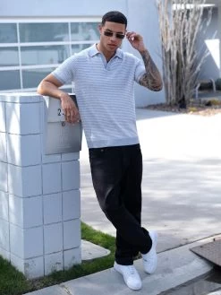 Huntington Polo - Grey -Trend Wear Sales 6004Grey 04D