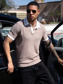 Irvine Polo - Beige -Trend Wear Sales 6005Beige 01LEADD