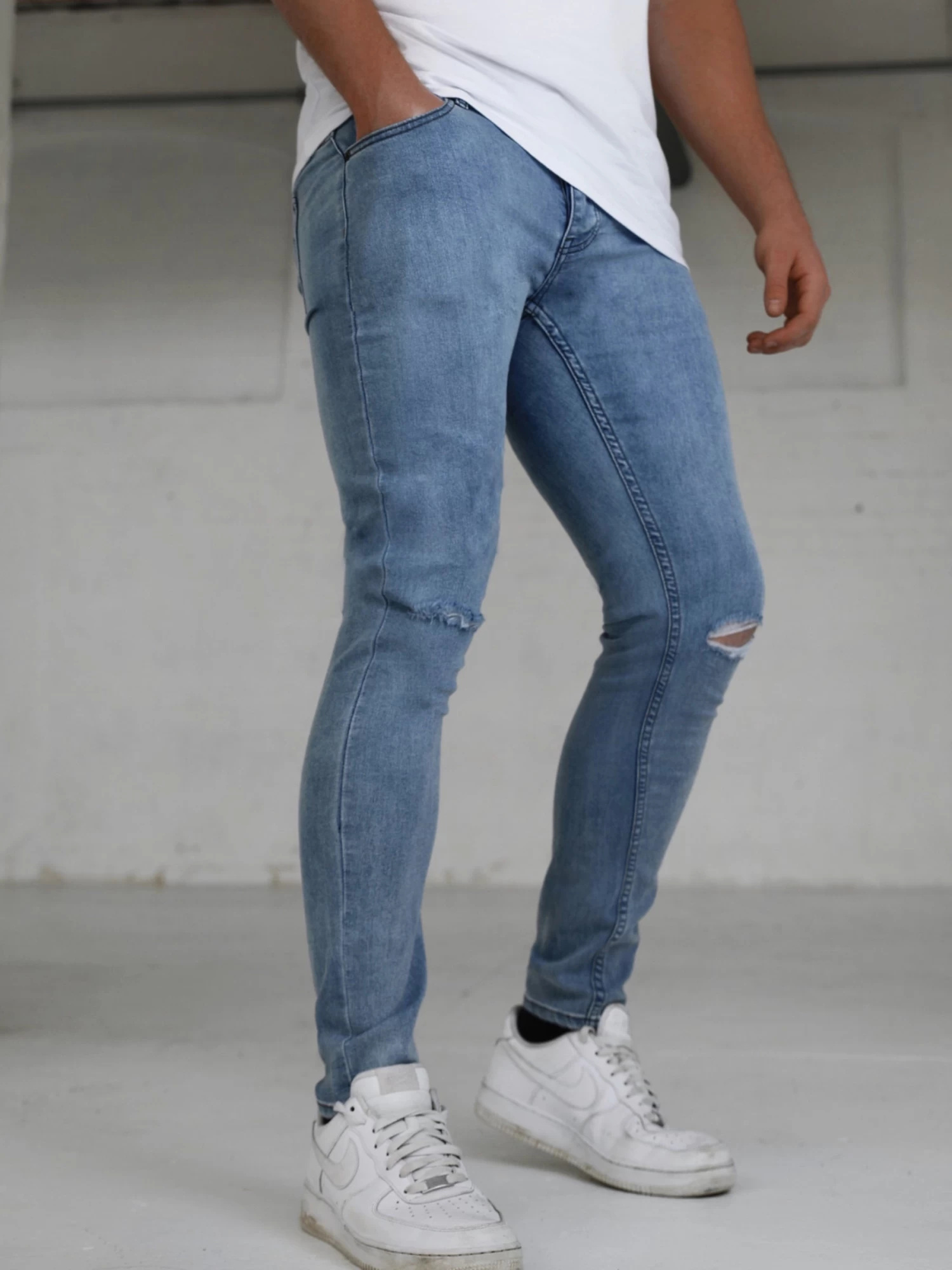 Vol. 7 Skinny Ripped Jeans - Blue 3 Vol. 7 Skinny Ripped Jeans - Blue