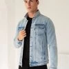 Brooklyn Denim Jacket - Blue 2 Brooklyn Denim Jacket - Blue -Trend Wear Sales 832ABLUE