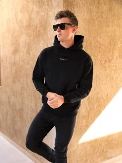 Evolved Lite Relaxed Hoodie - Black -Trend Wear Sales 8365Black 02D