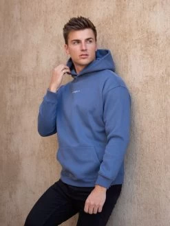 Evolved Lite Relaxed Hoodie - Blue -Trend Wear Sales 8365Blue 10D