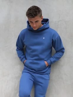 Anchor Relaxed Hoodie - Blue -Trend Wear Sales 836ABlue04D