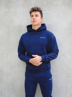 Series Relaxed Hoodie - Navy -Trend Wear Sales 836AMBlue 03D