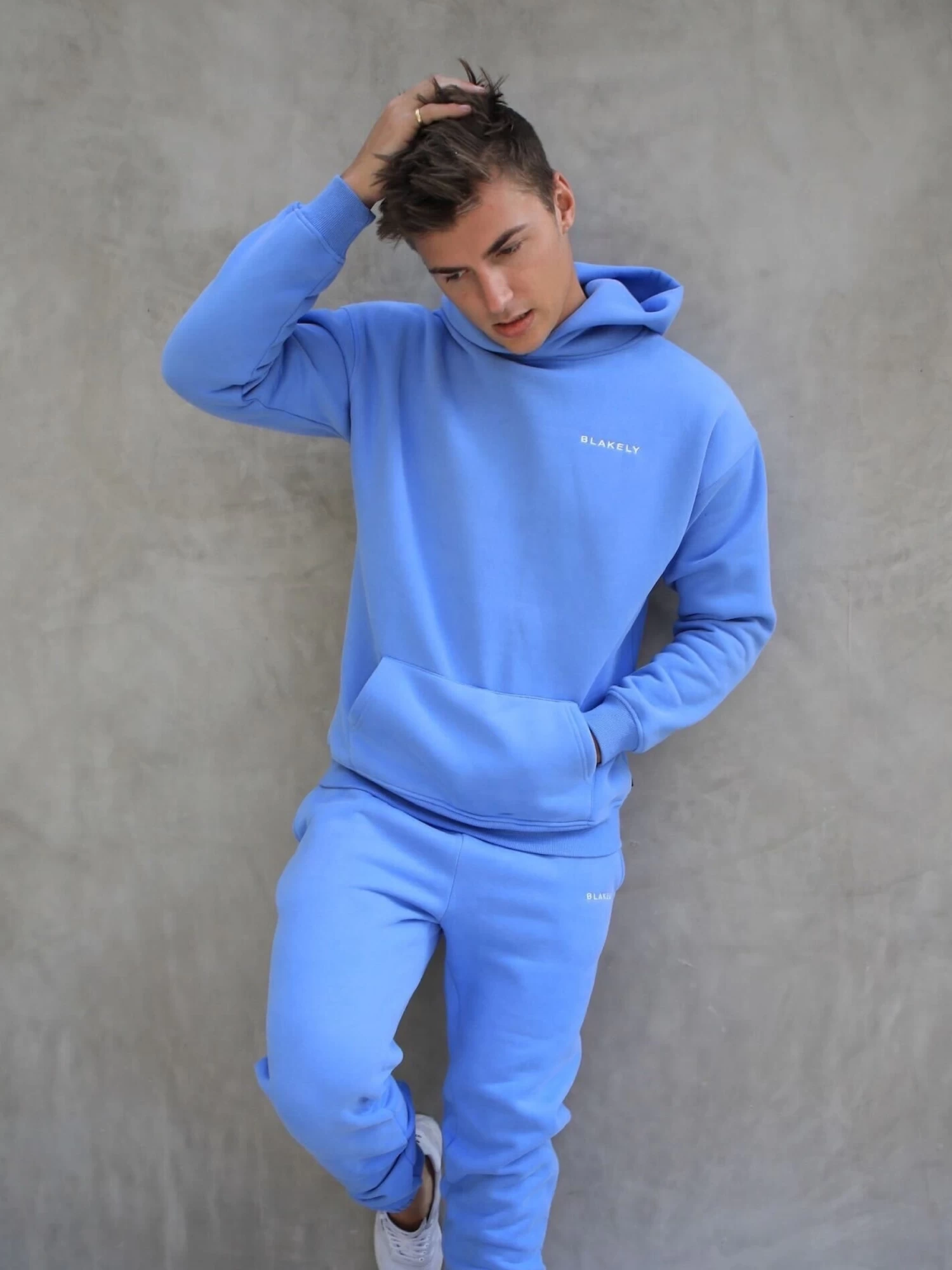 Series Relaxed Hoodie - Light Blue 4 Series Relaxed Hoodie - Light Blue - Image 2