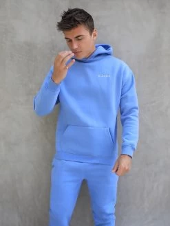 Series Relaxed Hoodie - Light Blue 12 Series Relaxed Hoodie - Light Blue -Trend Wear Sales 836AMLightBlue 04D