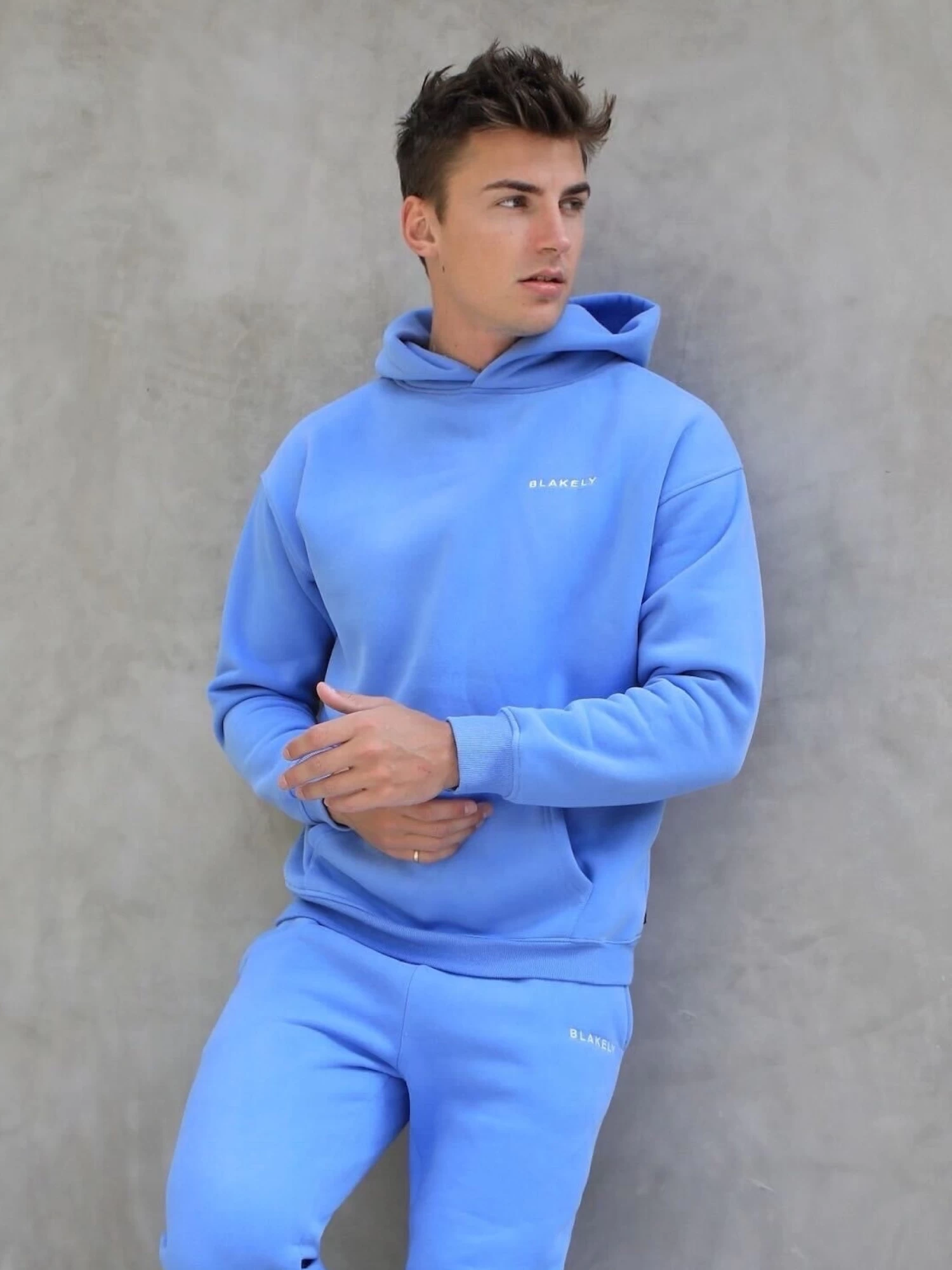 Series Relaxed Hoodie - Light Blue 8 Series Relaxed Hoodie - Light Blue - Image 6