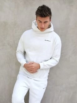 Series Relaxed Hoodie - Marl White 11 Series Relaxed Hoodie - Marl White -Trend Wear Sales 836AMMarlwhite 04D