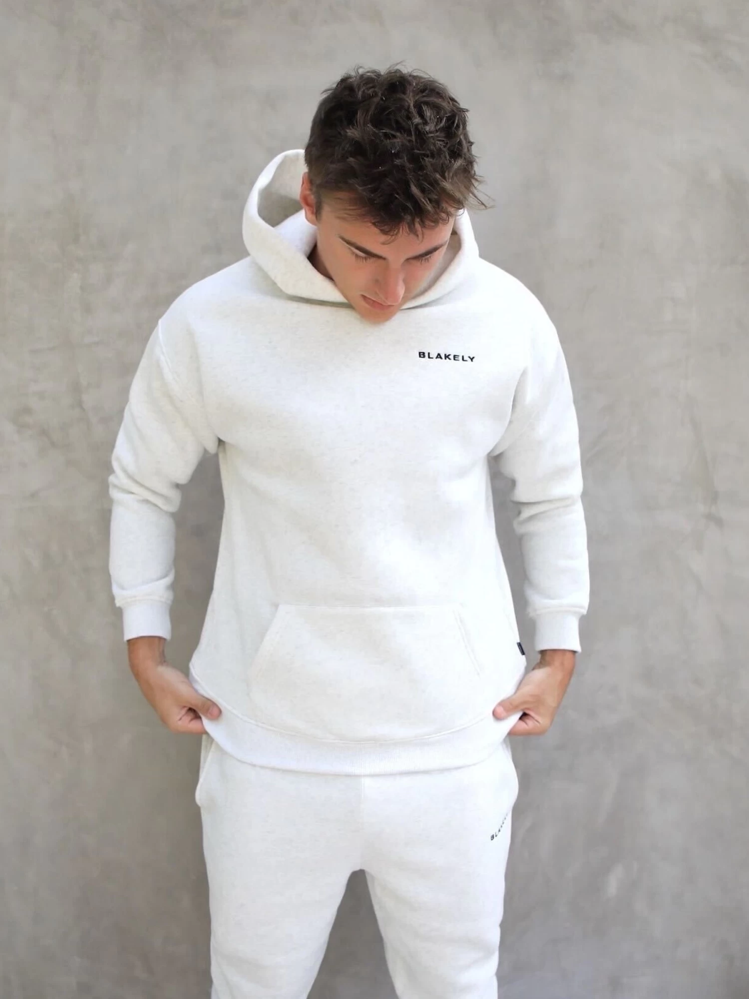 Series Relaxed Hoodie - Marl White 8 Series Relaxed Hoodie - Marl White - Image 6