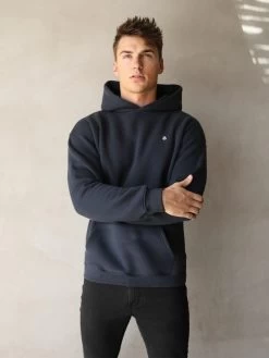 Anchor Relaxed Hoodie - Navy -Trend Wear Sales 836ANavy 04D