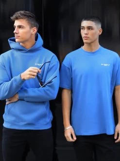 Members Relaxed Hoodie - Mid Blue 7 Members Relaxed Hoodie - Mid Blue -Trend Wear Sales 836M 2619MMidBlue 02D