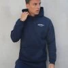 Heritage Relaxed Hoodie - Dark Navy 2 Heritage Relaxed Hoodie - Dark Navy -Trend Wear Sales 837VM NAVY03