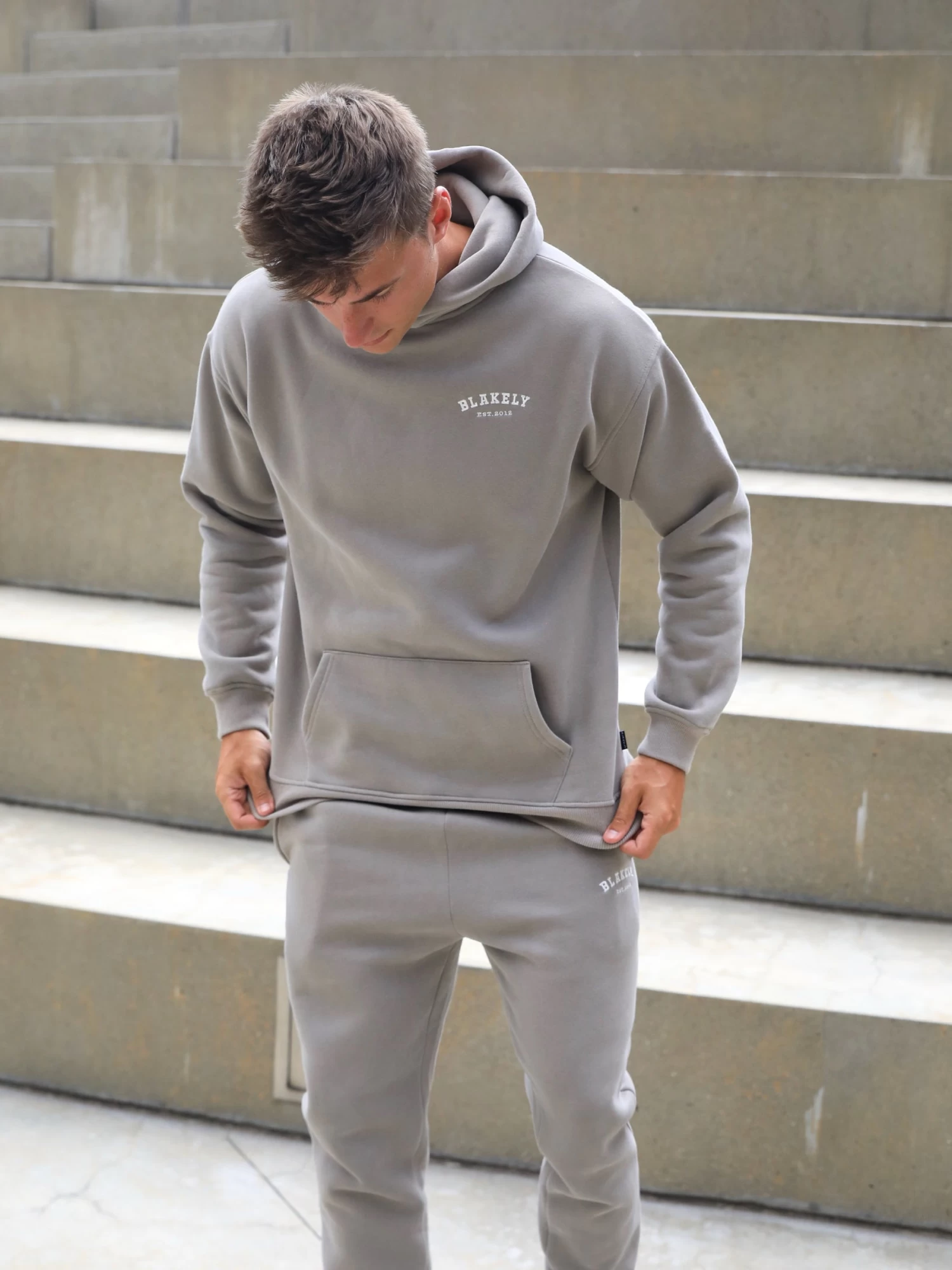 Heritage Relaxed Hoodie - Neutral Grey 7 Heritage Relaxed Hoodie - Neutral Grey - Image 5