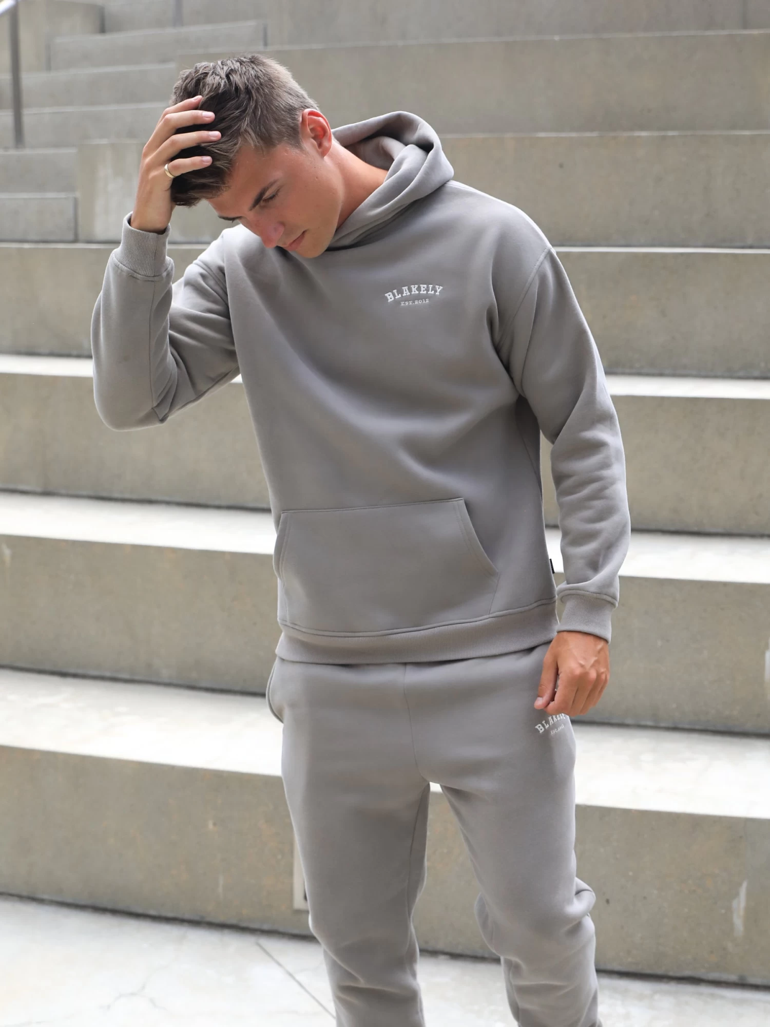 Heritage Relaxed Hoodie - Neutral Grey 8 Heritage Relaxed Hoodie - Neutral Grey - Image 6
