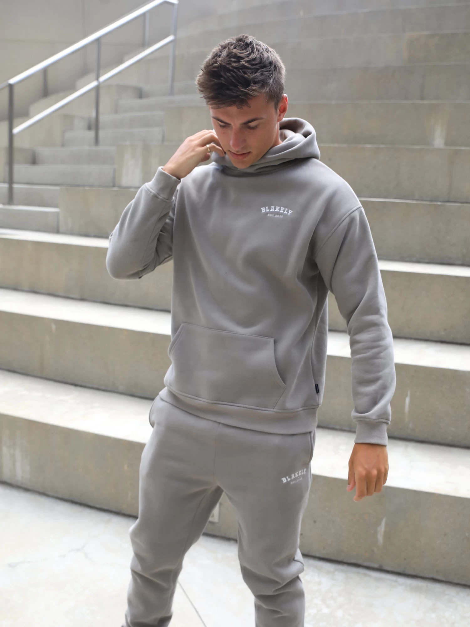 Heritage Relaxed Hoodie - Neutral Grey 5 Heritage Relaxed Hoodie - Neutral Grey - Image 3