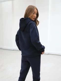 Heritage Oversized Hoodie - Dark Navy -Trend Wear Sales 867VWNavy 07D