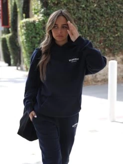 Heritage Oversized Hoodie - Dark Navy -Trend Wear Sales 867VWNavy 08D