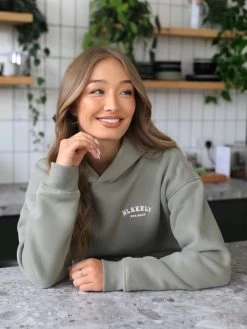 Heritage Oversized Hoodie - Olive -Trend Wear Sales 867VWOlive 05D