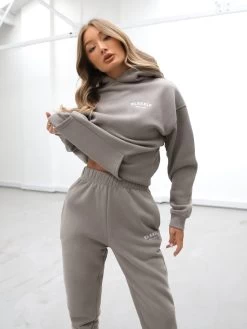 Heritage Oversized Hoodie - Neutral Grey 11 Heritage Oversized Hoodie - Neutral Grey -Trend Wear Sales 867VWSafariGreen 01D