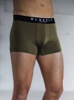 BLK Boxers - Khaki Green 3 Pack 7 BLK Boxers - Khaki Green 3 Pack -Trend Wear Sales 976 3 Khaki 1