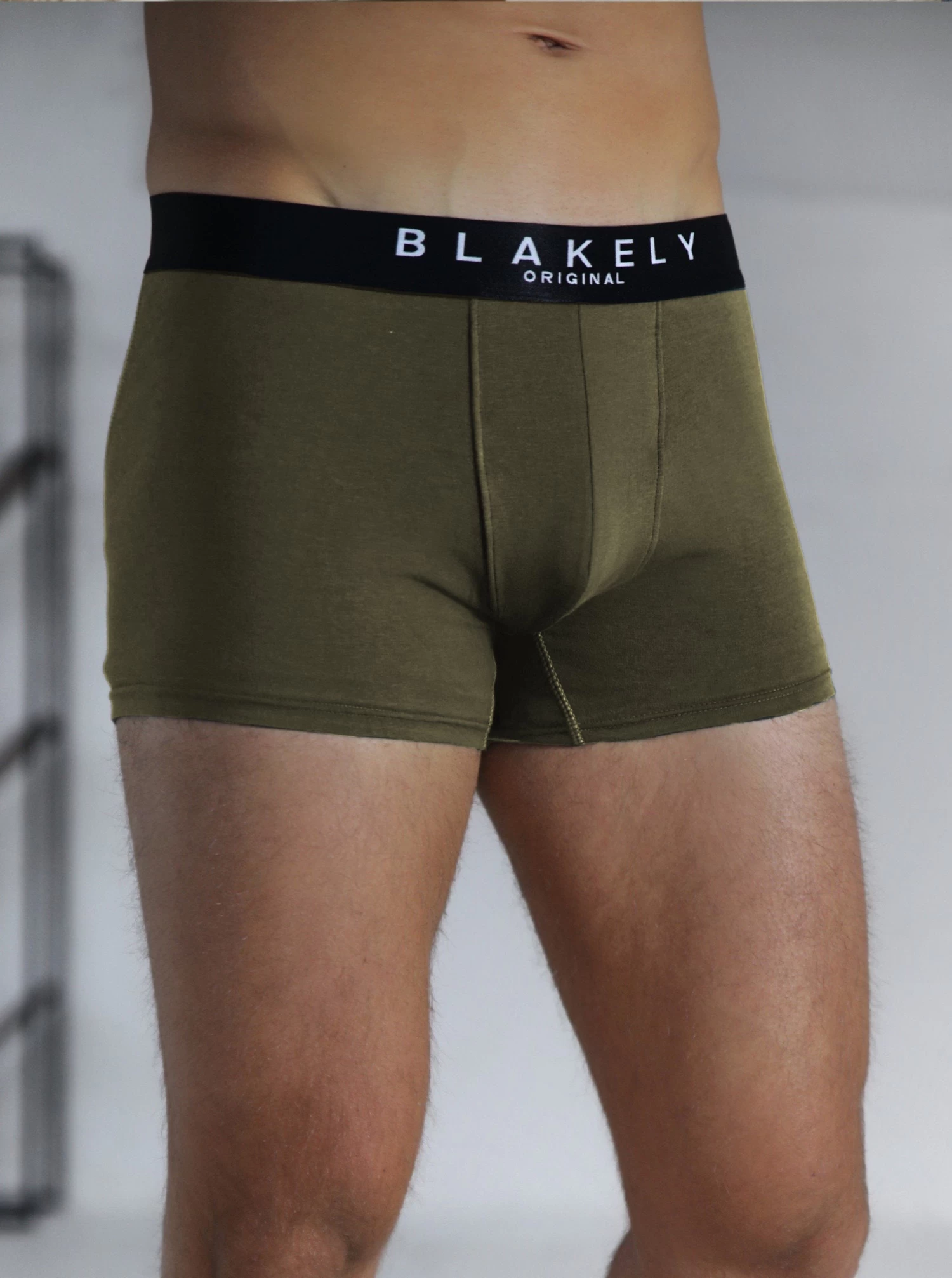 BLK Boxers - Khaki Green 3 Pack 3 BLK Boxers - Khaki Green 3 Pack