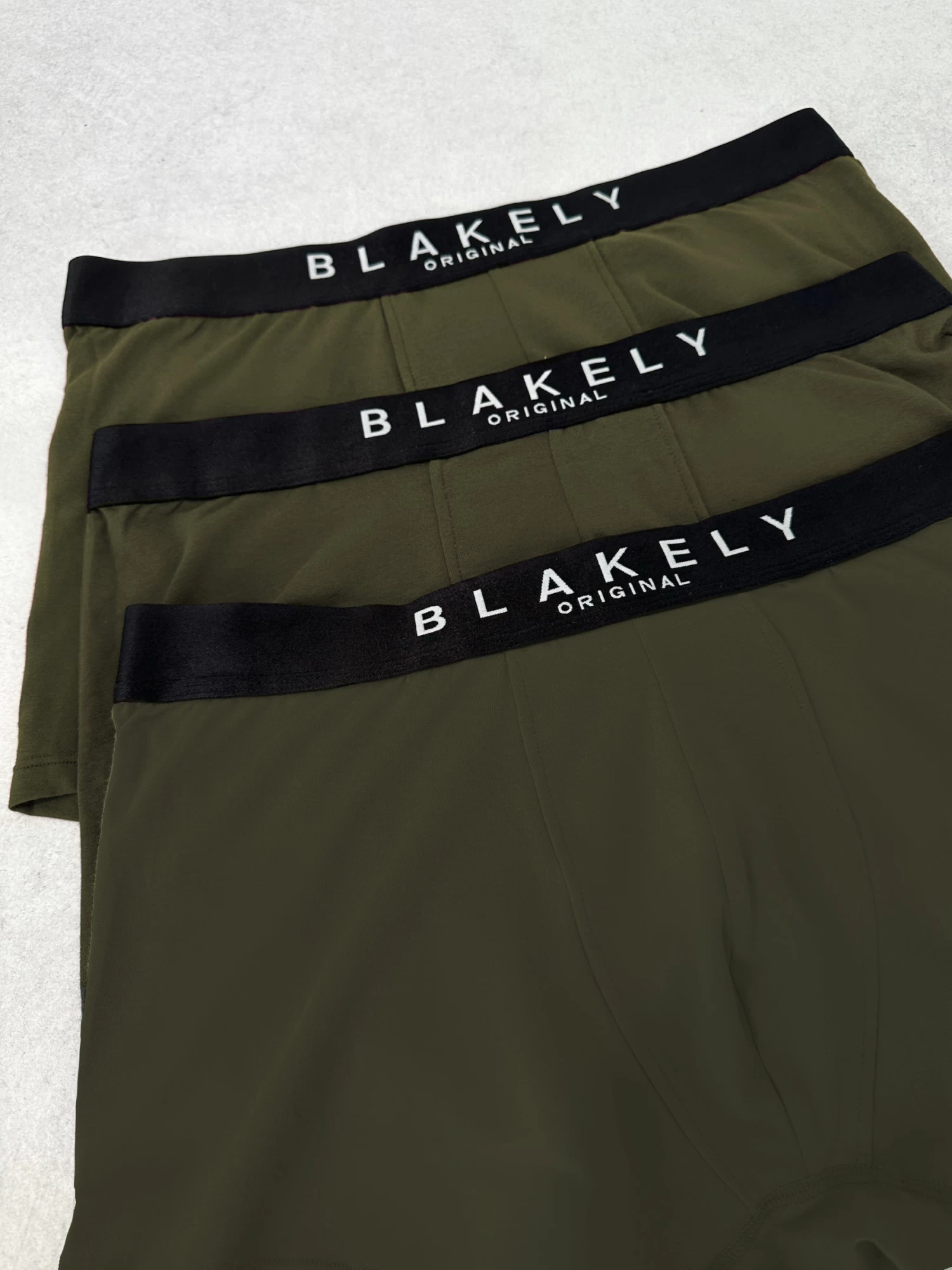 BLK Boxers - Khaki Green 3 Pack 4 BLK Boxers - Khaki Green 3 Pack - Image 2